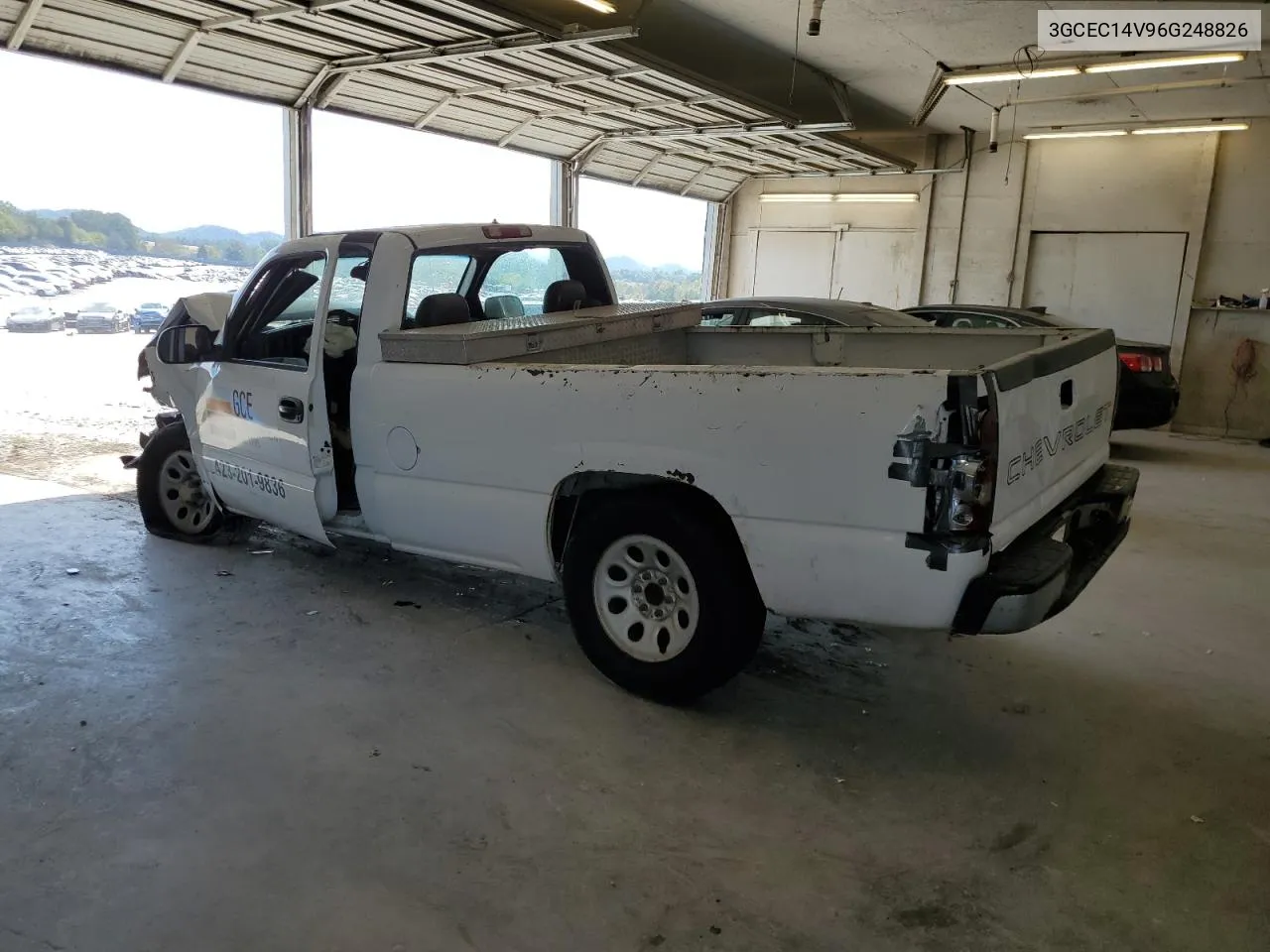 2006 Chevrolet Silverado C1500 VIN: 3GCEC14V96G248826 Lot: 74243094