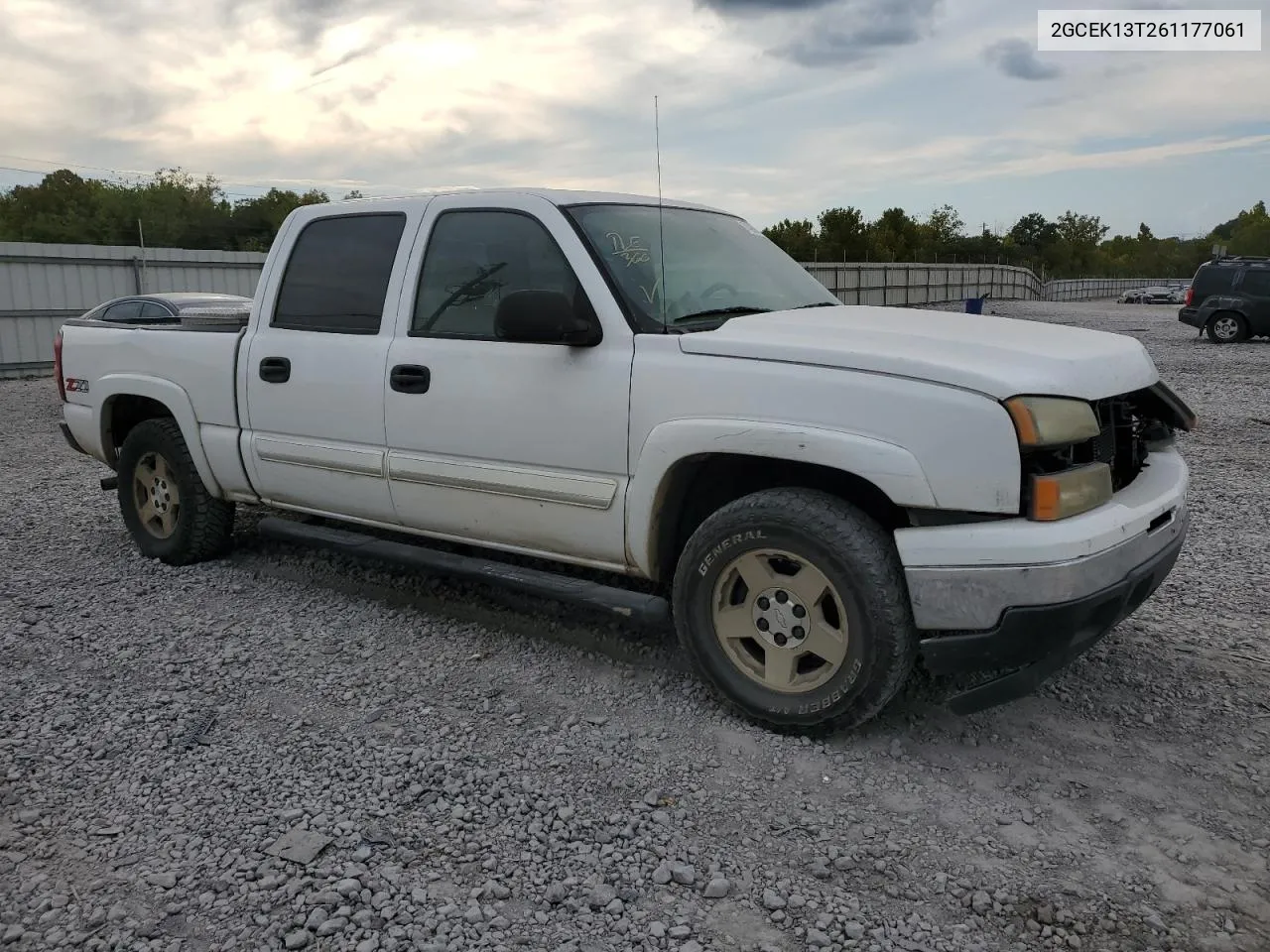 2006 Chevrolet Silverado K1500 VIN: 2GCEK13T261177061 Lot: 74269704