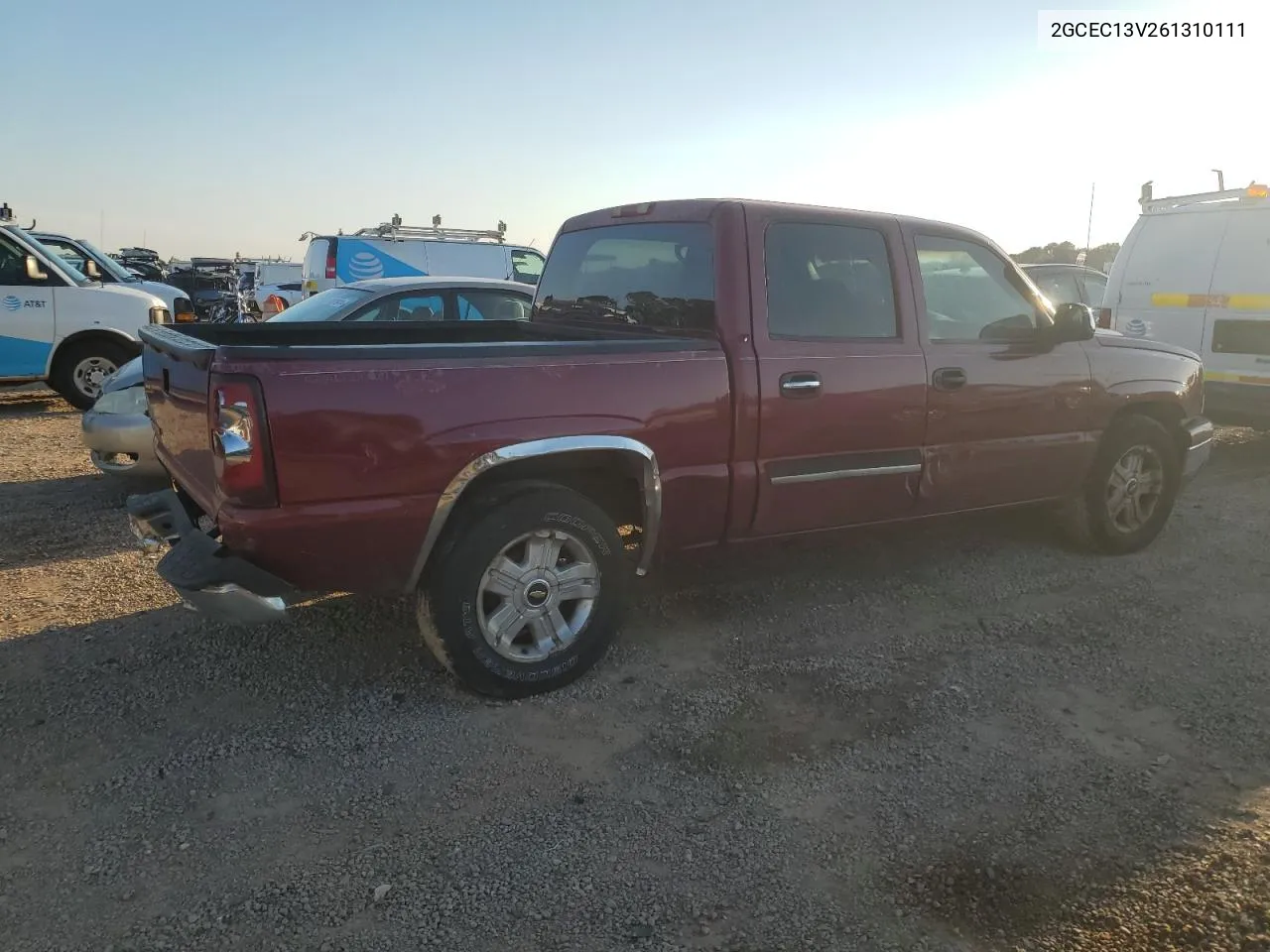 2006 Chevrolet Silverado C1500 VIN: 2GCEC13V261310111 Lot: 74373594