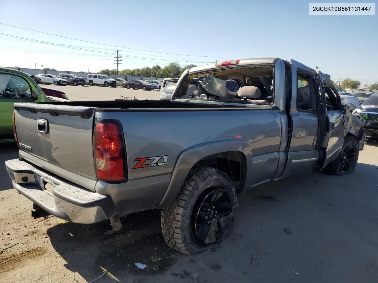 2006 Chevrolet Silverado K1500 VIN: 2GCEK19B561131447 Lot: 74567234