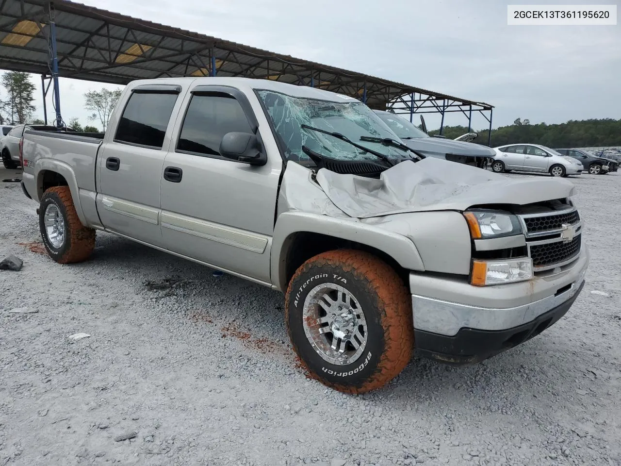 2006 Chevrolet Silverado K1500 VIN: 2GCEK13T361195620 Lot: 74687354