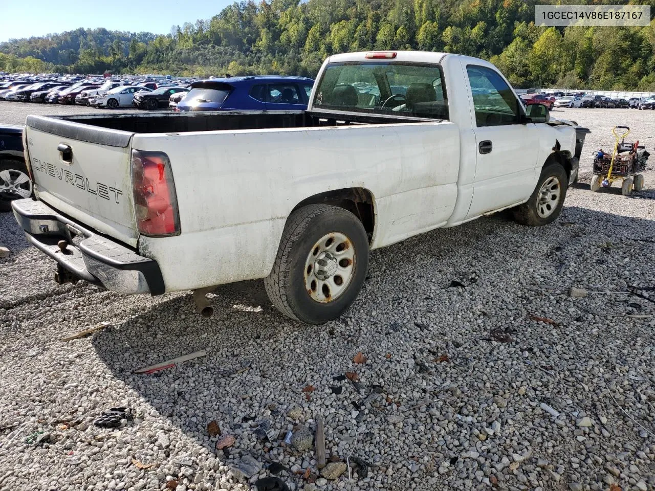 2006 Chevrolet Silverado C1500 VIN: 1GCEC14V86E187167 Lot: 74695854