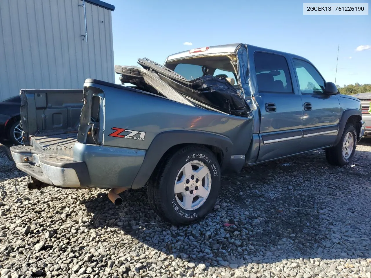 2006 Chevrolet Silverado K1500 VIN: 2GCEK13T761226190 Lot: 75024104