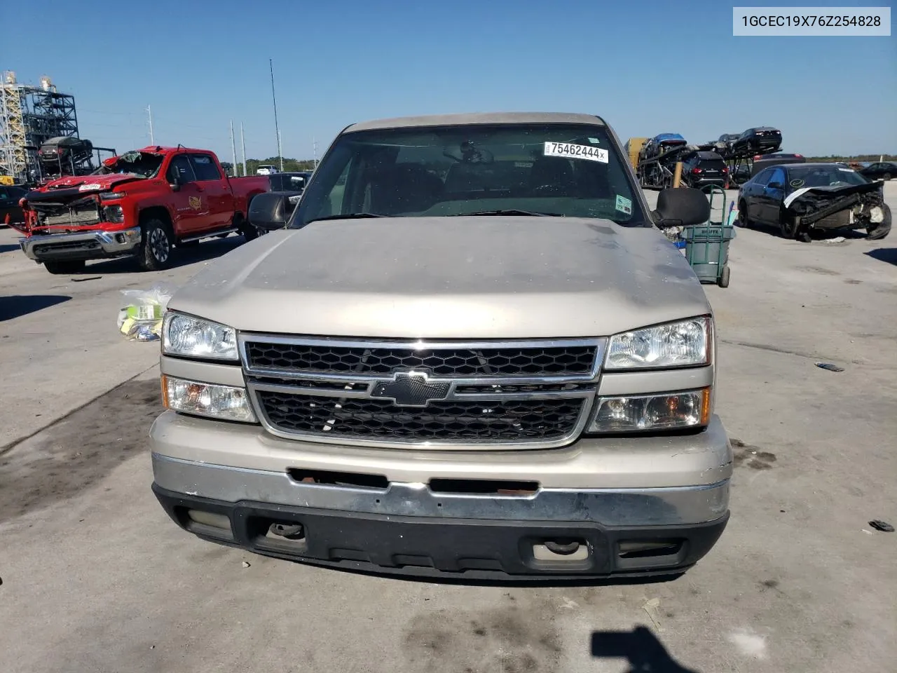 2006 Chevrolet Silverado C1500 VIN: 1GCEC19X76Z254828 Lot: 75462444