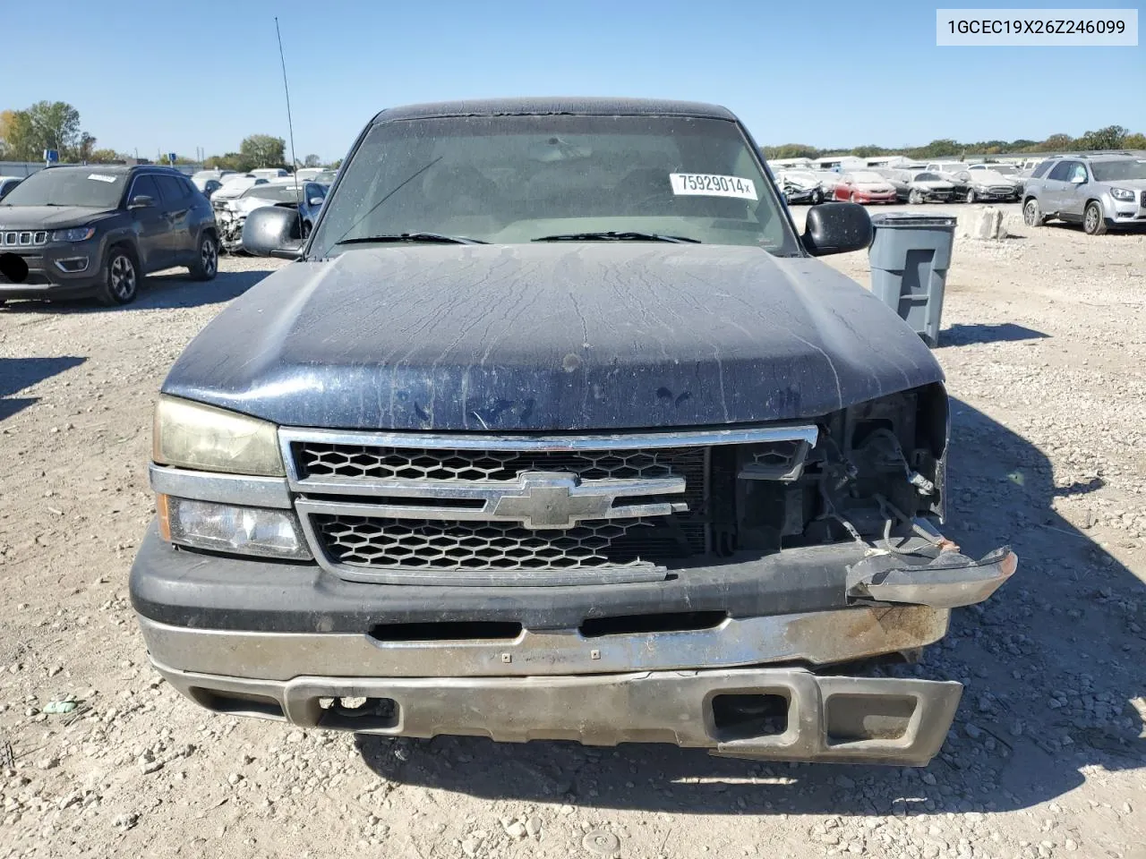 2006 Chevrolet Silverado C1500 VIN: 1GCEC19X26Z246099 Lot: 75929014