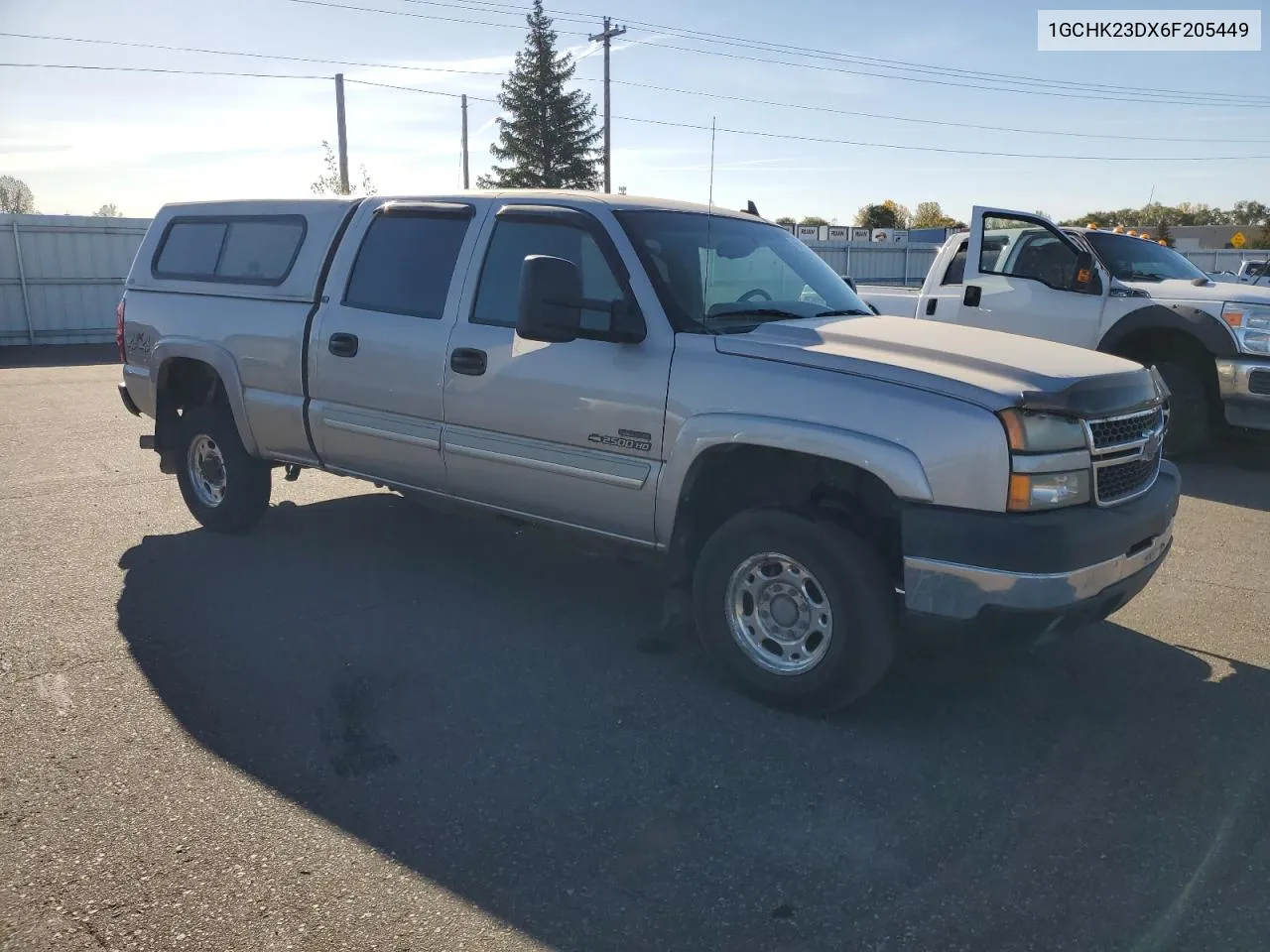 2006 Chevrolet Silverado K2500 Heavy Duty VIN: 1GCHK23DX6F205449 Lot: 76028864