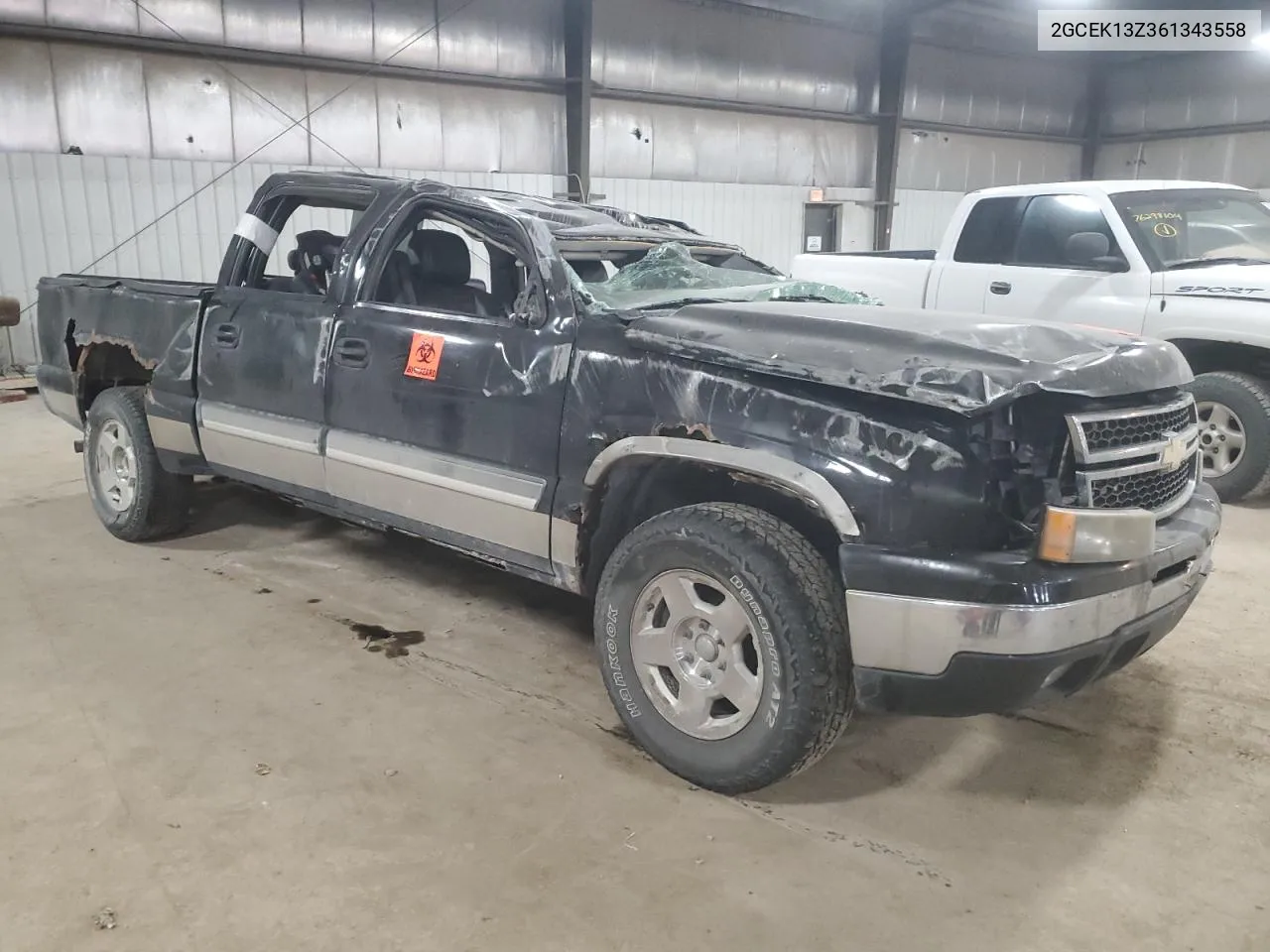 2006 Chevrolet Silverado K1500 VIN: 2GCEK13Z361343558 Lot: 76327294