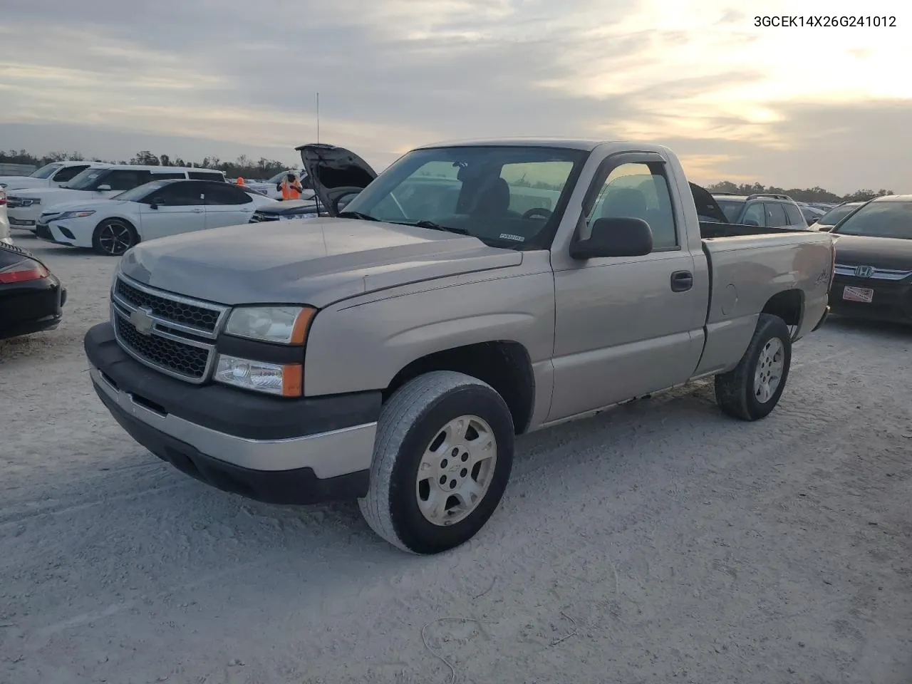 2006 Chevrolet Silverado K1500 VIN: 3GCEK14X26G241012 Lot: 76803864