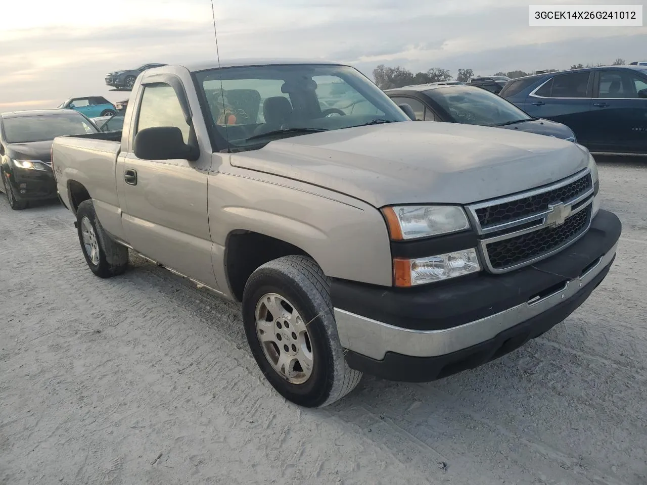 2006 Chevrolet Silverado K1500 VIN: 3GCEK14X26G241012 Lot: 76803864