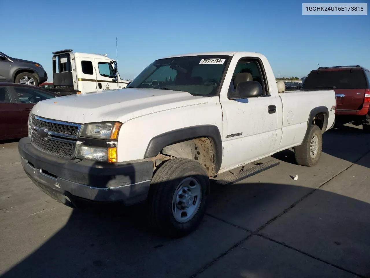 2006 Chevrolet Silverado K2500 Heavy Duty VIN: 1GCHK24U16E173818 Lot: 76975284