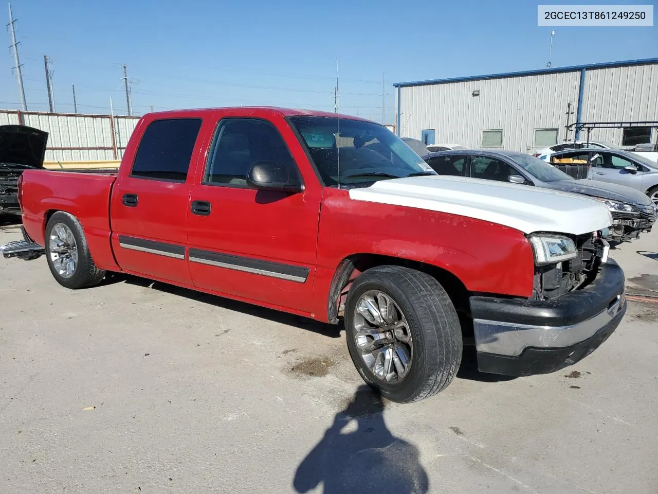 2006 Chevrolet Silverado C1500 VIN: 2GCEC13T861249250 Lot: 77005624