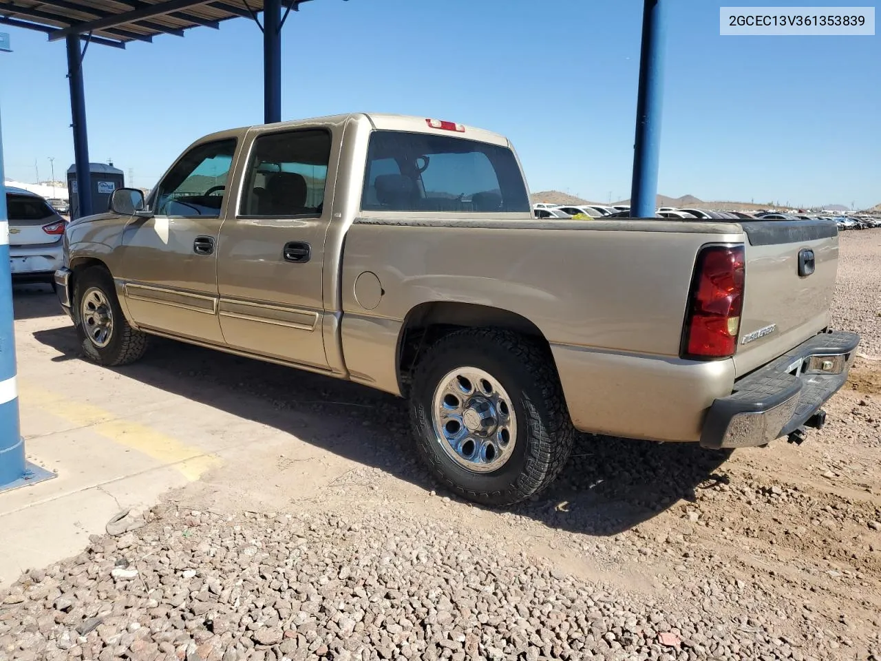 2006 Chevrolet Silverado C1500 VIN: 2GCEC13V361353839 Lot: 77071244