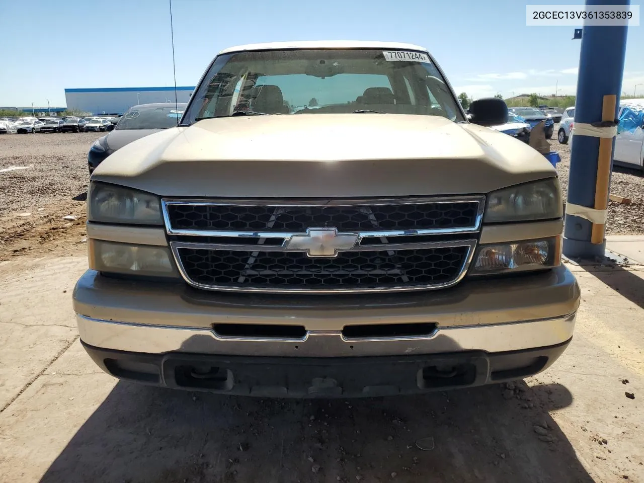 2006 Chevrolet Silverado C1500 VIN: 2GCEC13V361353839 Lot: 77071244