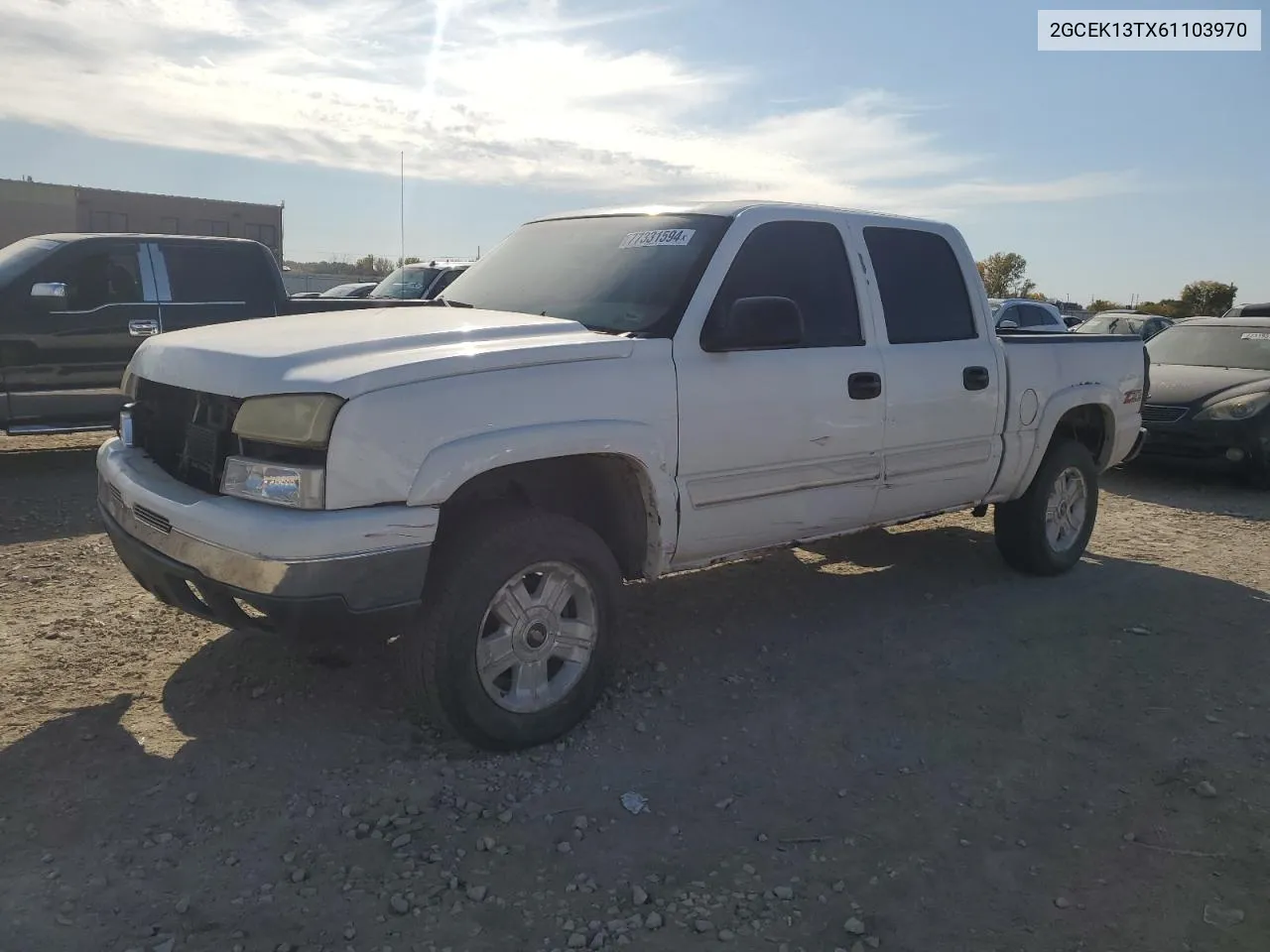 2006 Chevrolet Silverado K1500 VIN: 2GCEK13TX61103970 Lot: 77331594