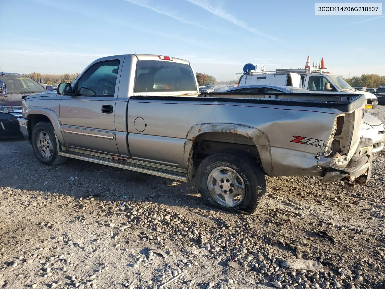 2006 Chevrolet Silverado K1500 VIN: 3GCEK14Z06G218507 Lot: 77350154