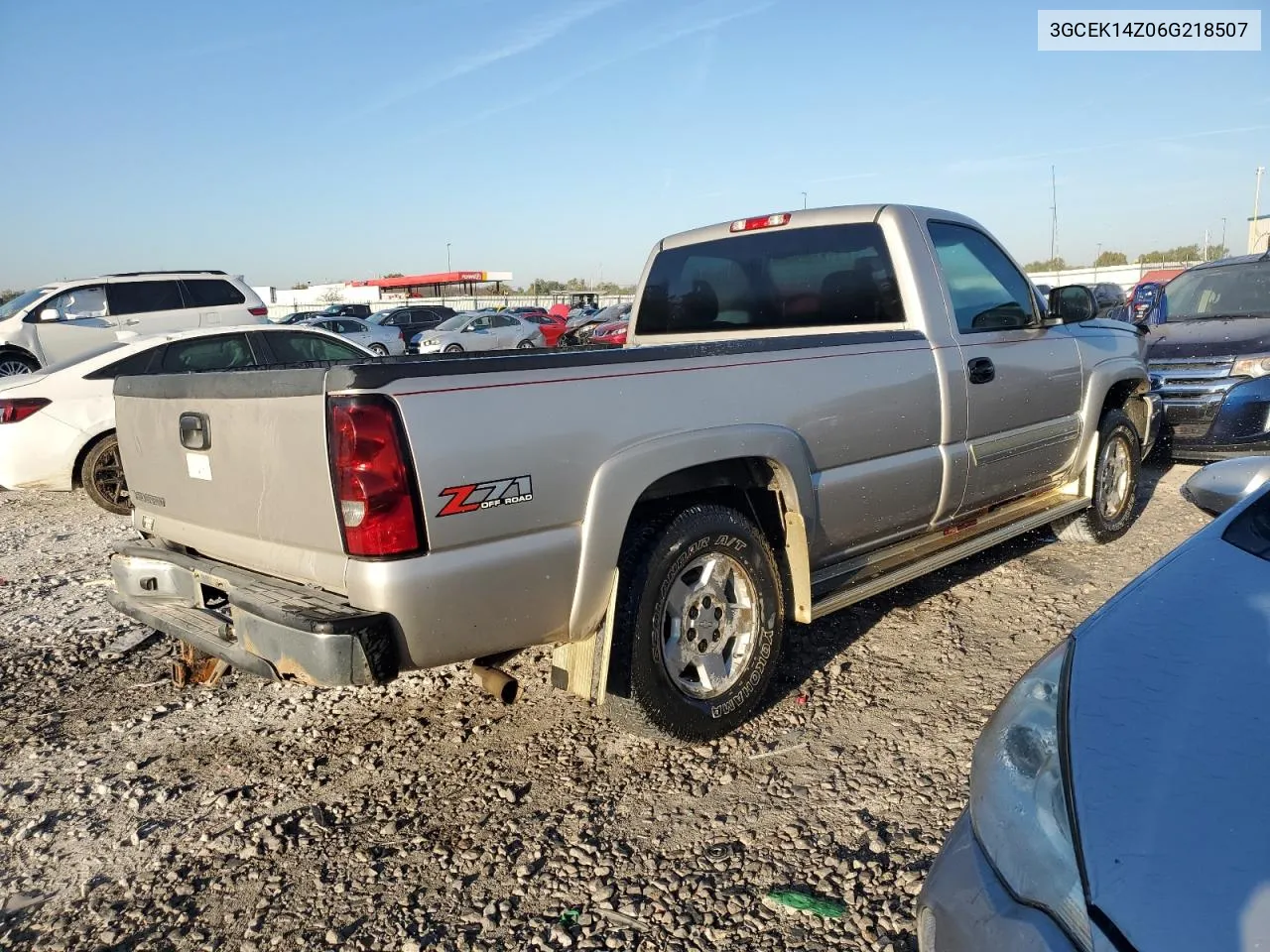 2006 Chevrolet Silverado K1500 VIN: 3GCEK14Z06G218507 Lot: 77350154