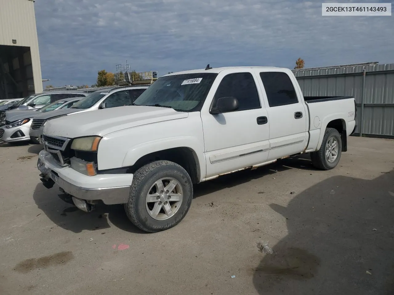 2006 Chevrolet Silverado K1500 VIN: 2GCEK13T461143493 Lot: 77416884