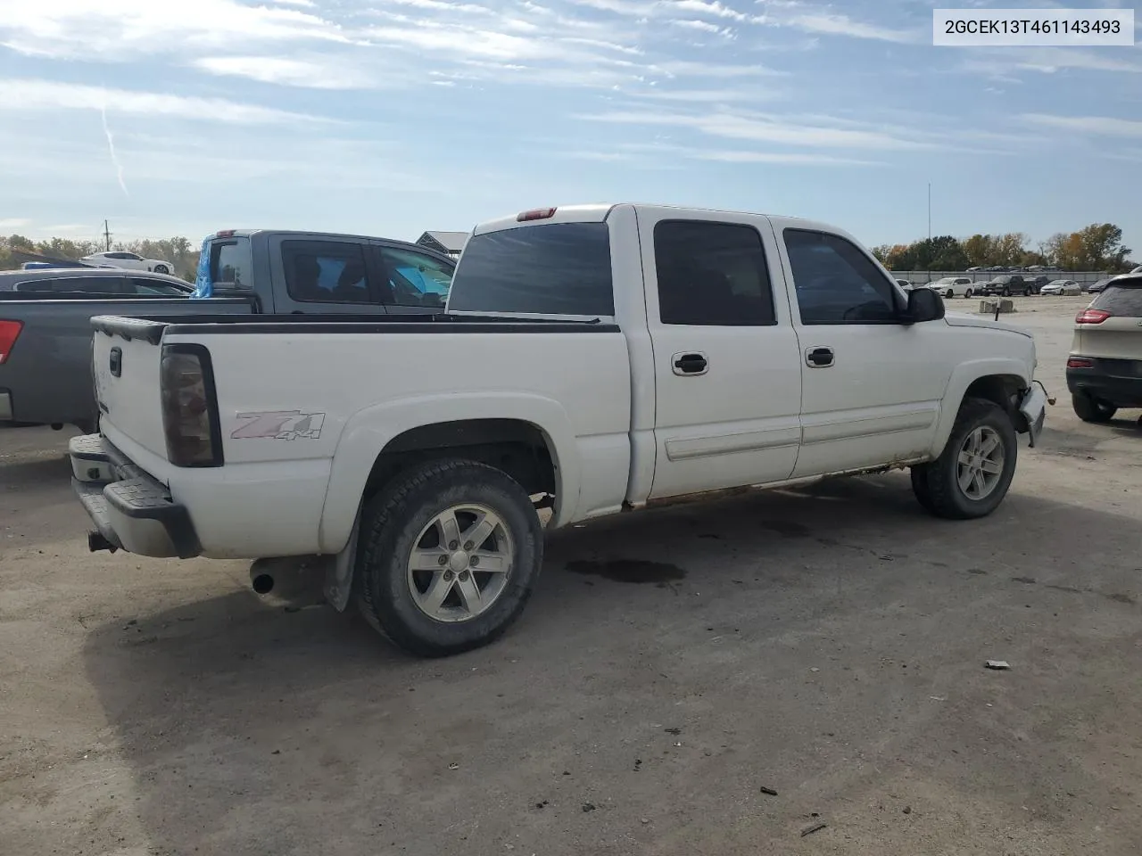 2006 Chevrolet Silverado K1500 VIN: 2GCEK13T461143493 Lot: 77416884