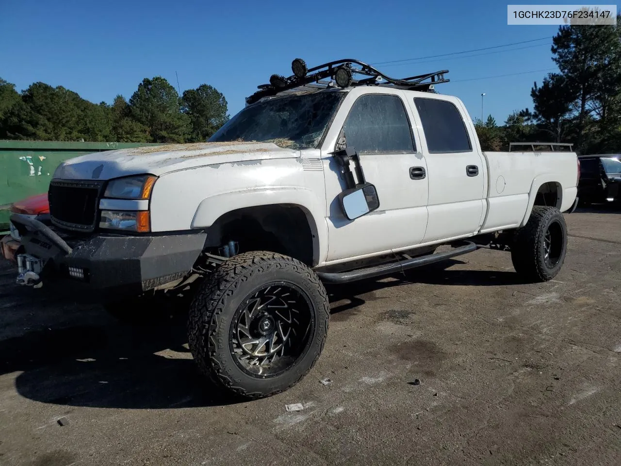 2006 Chevrolet Silverado K2500 Heavy Duty VIN: 1GCHK23D76F234147 Lot: 77465724