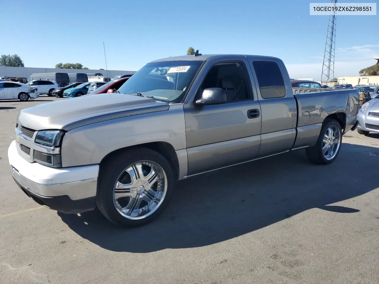 2006 Chevrolet Silverado C1500 VIN: 1GCEC19ZX6Z298551 Lot: 77705304