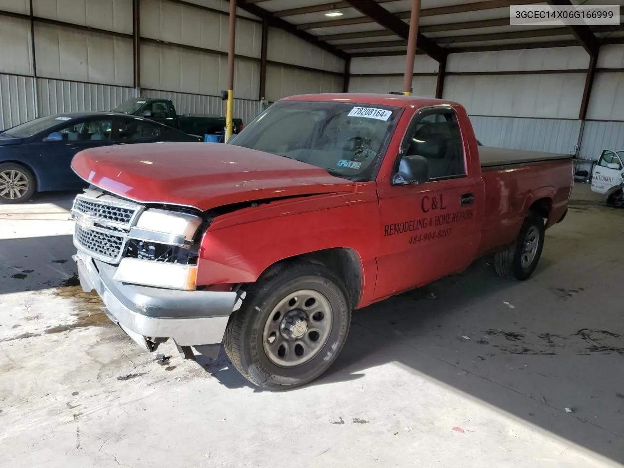 2006 Chevrolet Silverado C1500 VIN: 3GCEC14X06G166999 Lot: 78208164