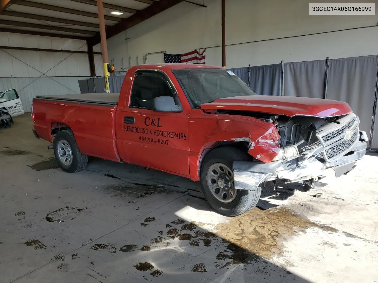 2006 Chevrolet Silverado C1500 VIN: 3GCEC14X06G166999 Lot: 78208164