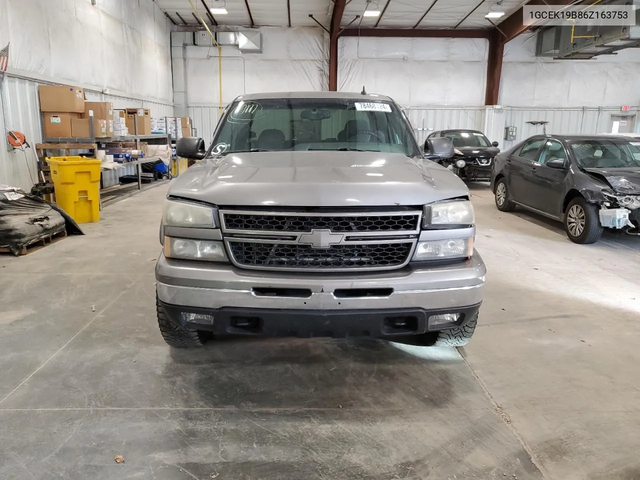 2006 Chevrolet Silverado K1500 VIN: 1GCEK19B86Z163753 Lot: 78468124