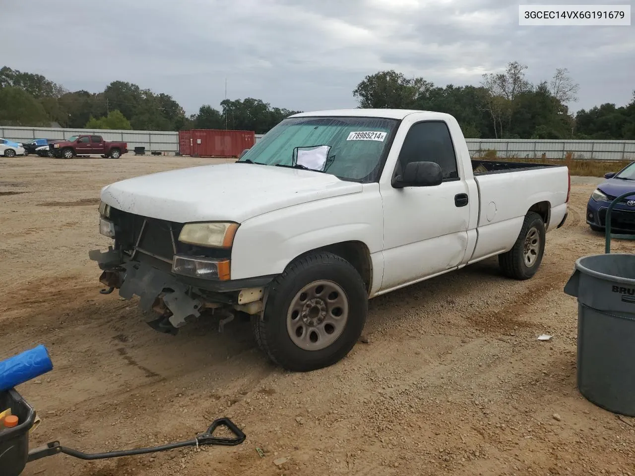 2006 Chevrolet Silverado C1500 VIN: 3GCEC14VX6G191679 Lot: 78985214