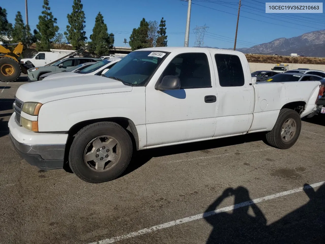 2006 Chevrolet Silverado C1500 VIN: 1GCEC19V36Z210663 Lot: 79664184