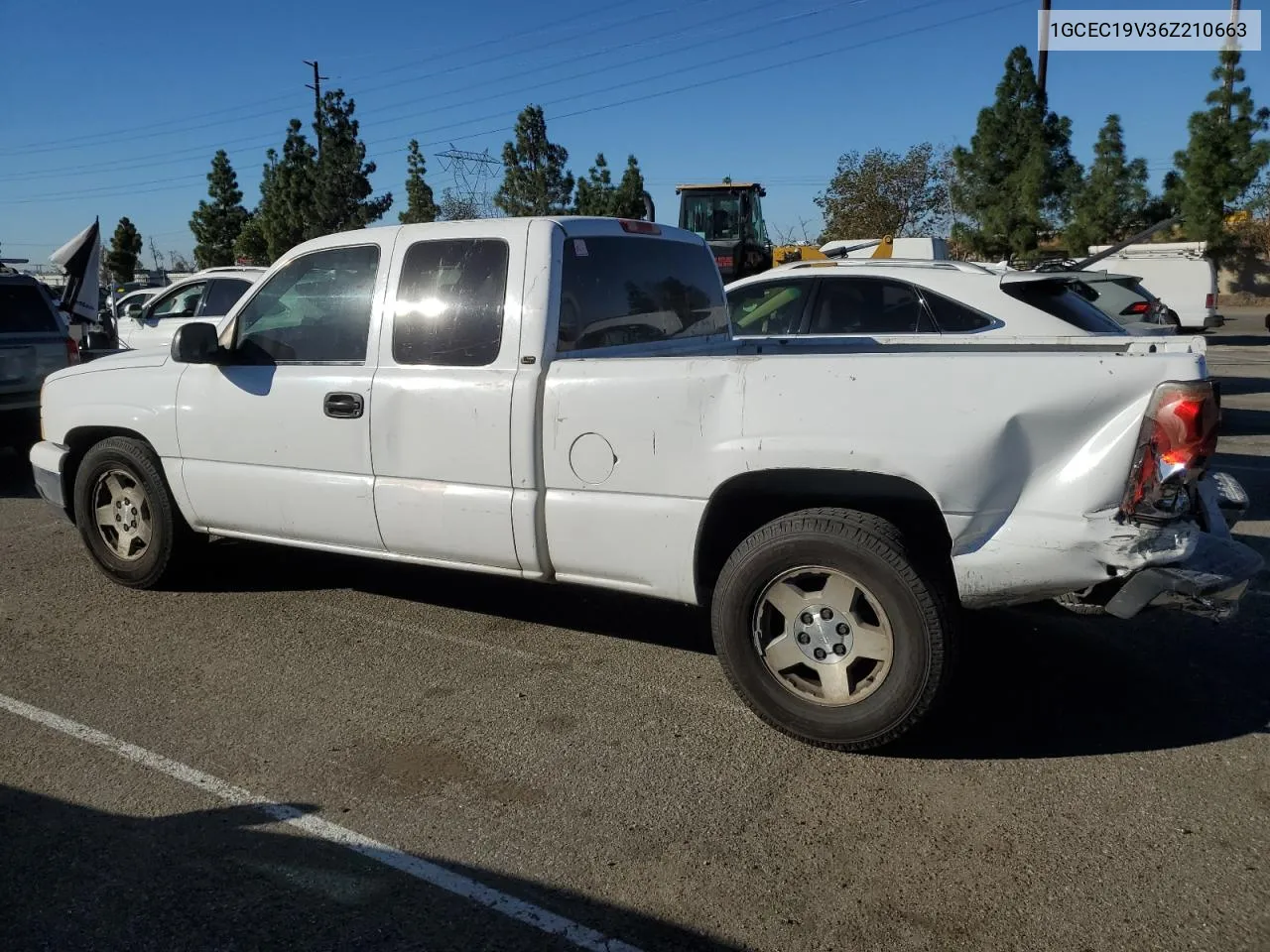 2006 Chevrolet Silverado C1500 VIN: 1GCEC19V36Z210663 Lot: 79664184