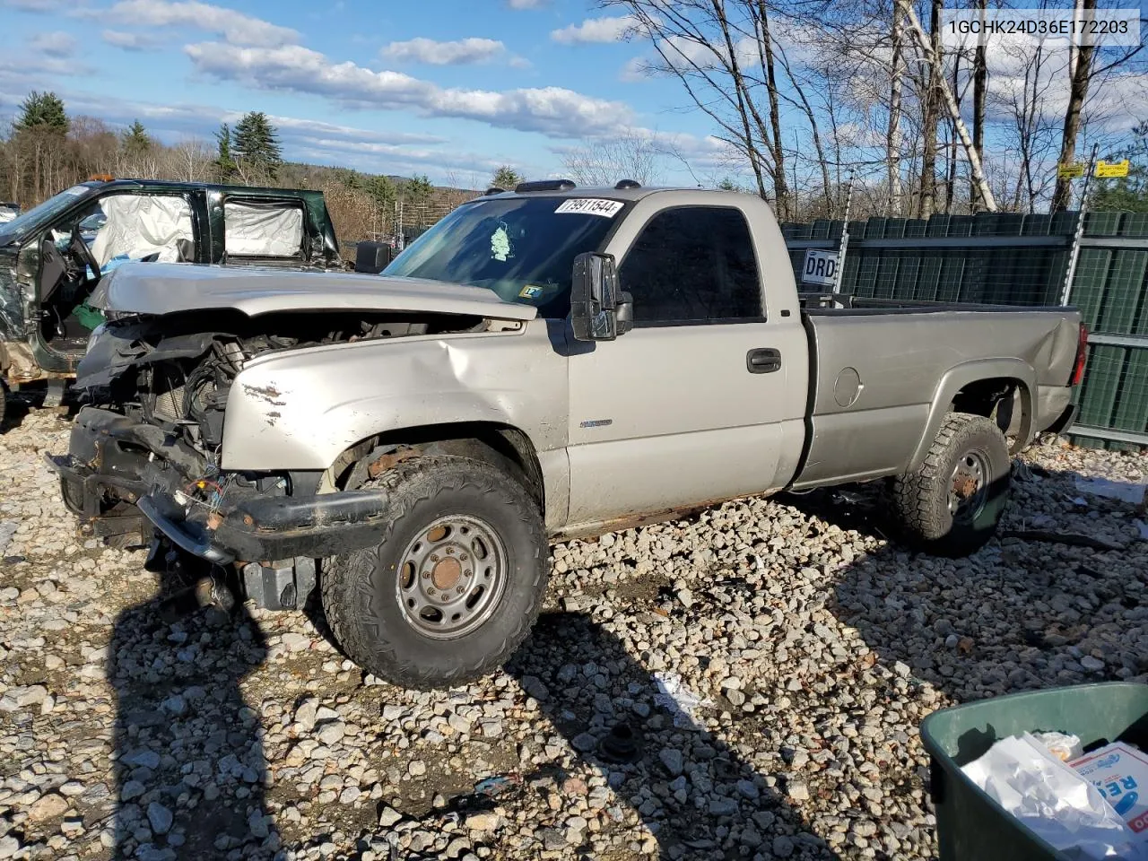 2006 Chevrolet Silverado K2500 Heavy Duty VIN: 1GCHK24D36E172203 Lot: 79911544