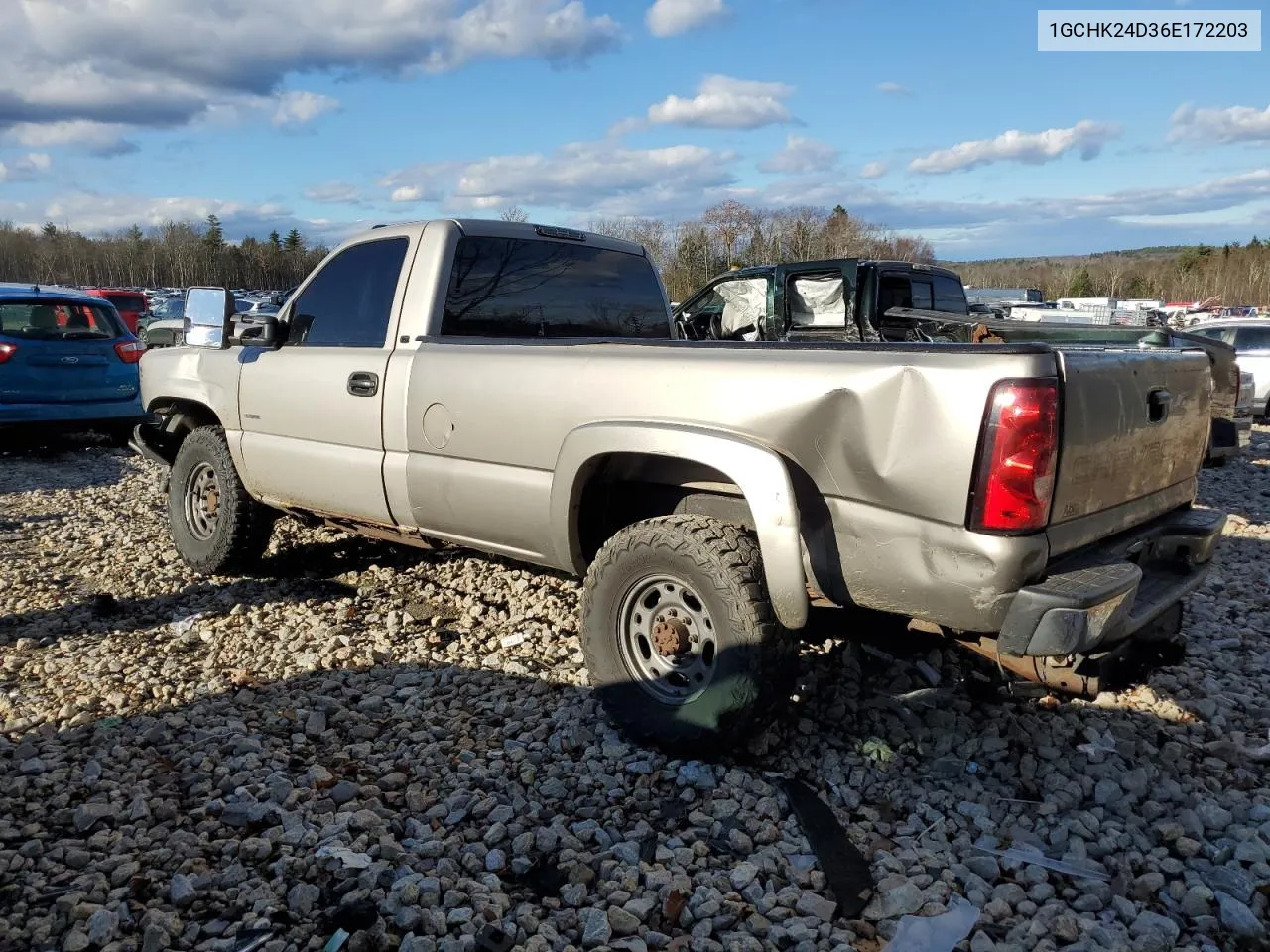 2006 Chevrolet Silverado K2500 Heavy Duty VIN: 1GCHK24D36E172203 Lot: 79911544