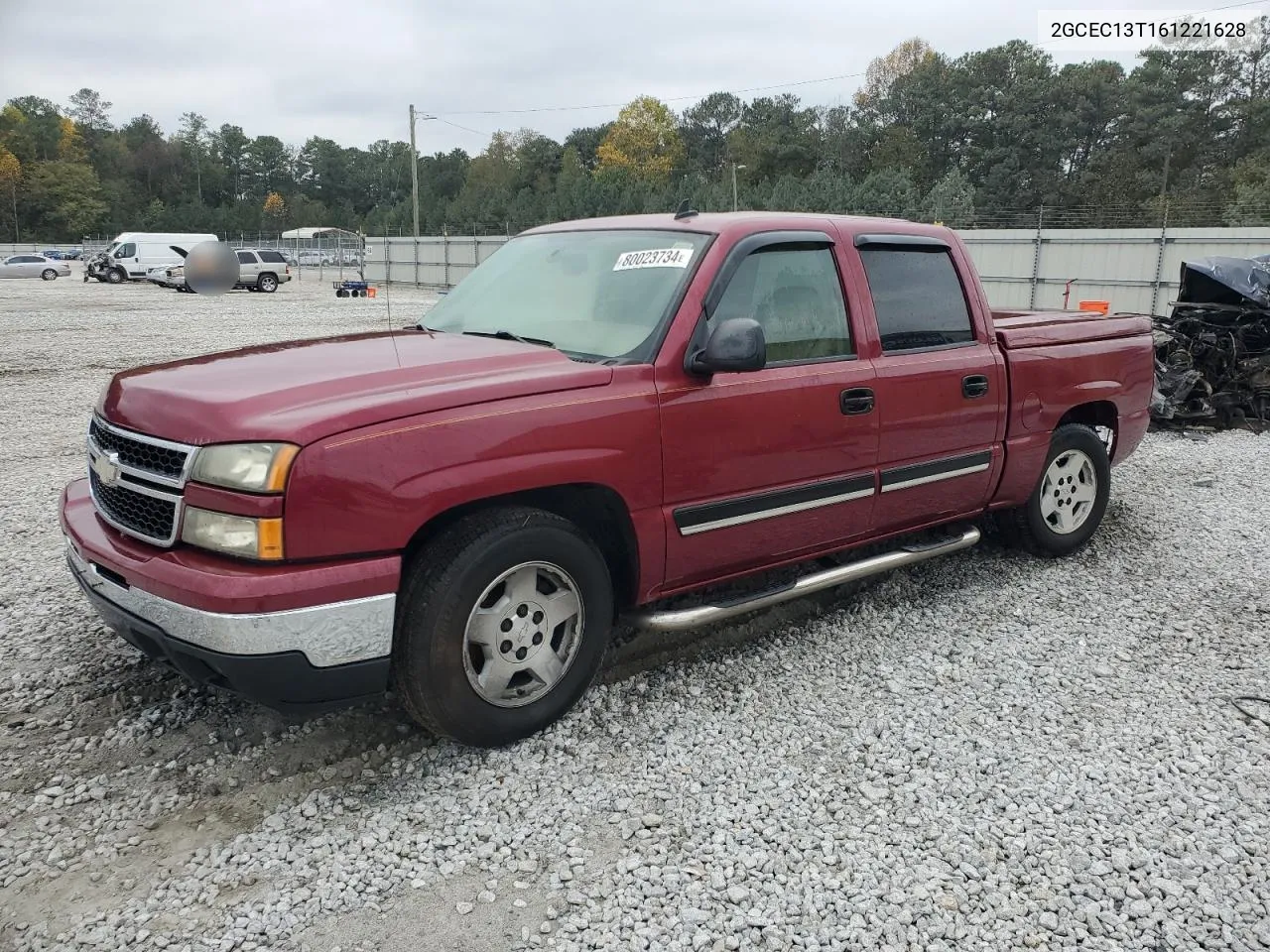 2006 Chevrolet Silverado C1500 VIN: 2GCEC13T161221628 Lot: 80023734