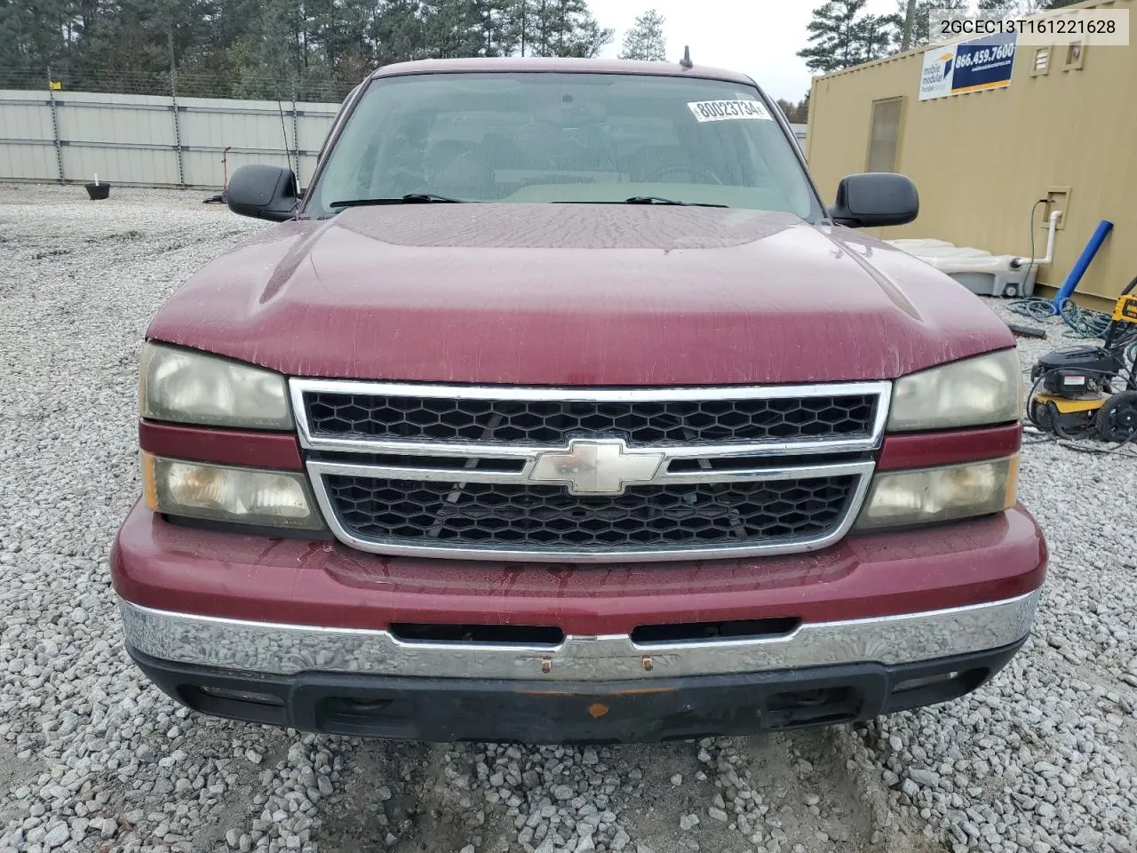 2006 Chevrolet Silverado C1500 VIN: 2GCEC13T161221628 Lot: 80023734