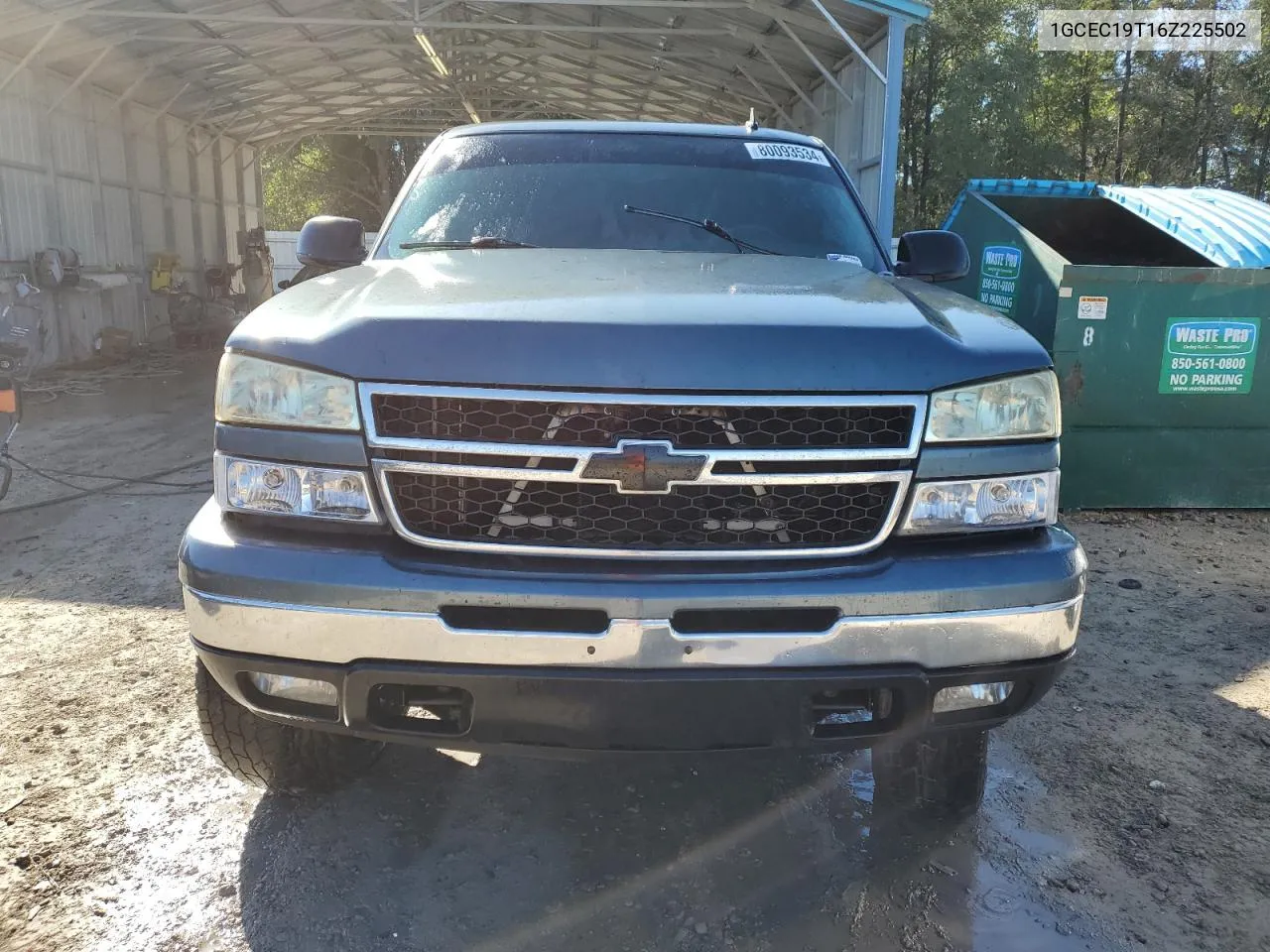 2006 Chevrolet Silverado C1500 VIN: 1GCEC19T16Z225502 Lot: 80093534