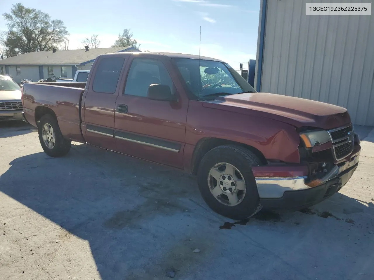 2006 Chevrolet Silverado C1500 VIN: 1GCEC19Z36Z225375 Lot: 80164494