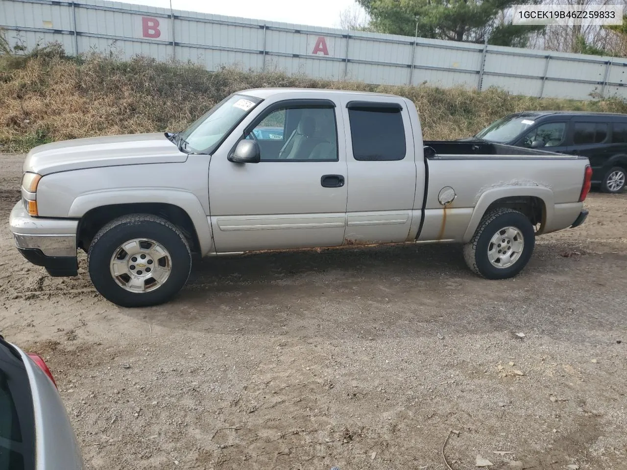 2006 Chevrolet Silverado K1500 VIN: 1GCEK19B46Z259833 Lot: 80310574