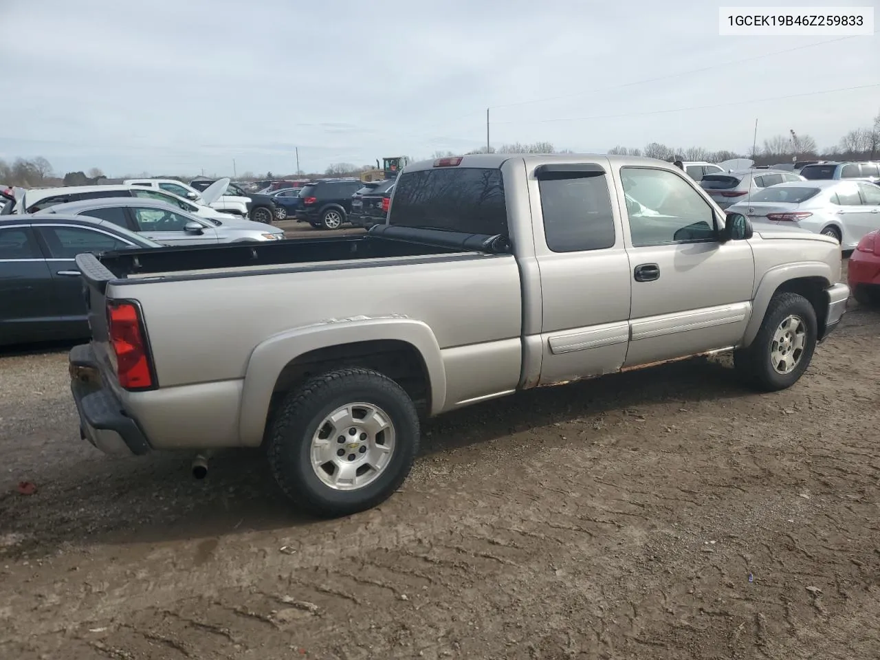 2006 Chevrolet Silverado K1500 VIN: 1GCEK19B46Z259833 Lot: 80310574