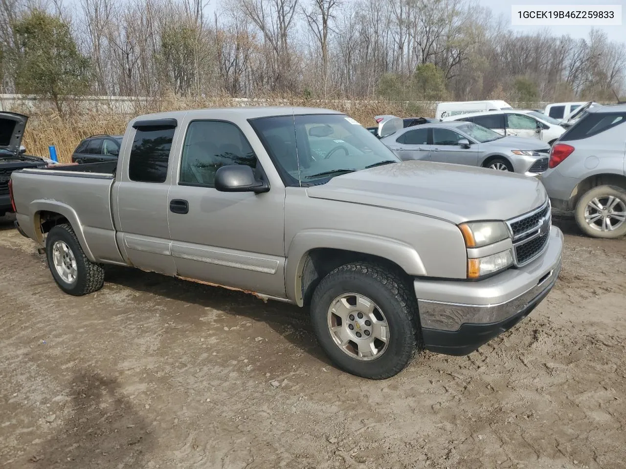 2006 Chevrolet Silverado K1500 VIN: 1GCEK19B46Z259833 Lot: 80310574