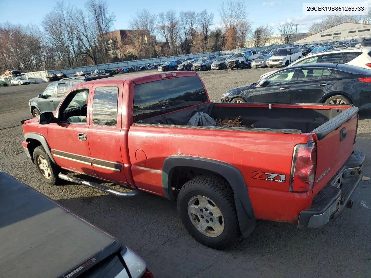 2006 Chevrolet Silverado K1500 VIN: 2GCEK19B861263733 Lot: 80941984