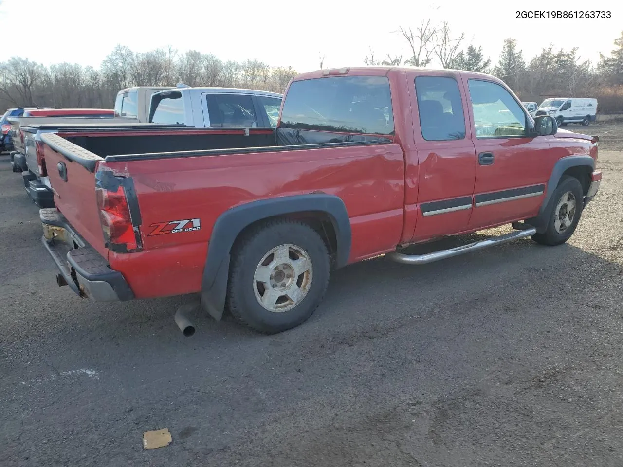 2006 Chevrolet Silverado K1500 VIN: 2GCEK19B861263733 Lot: 80941984