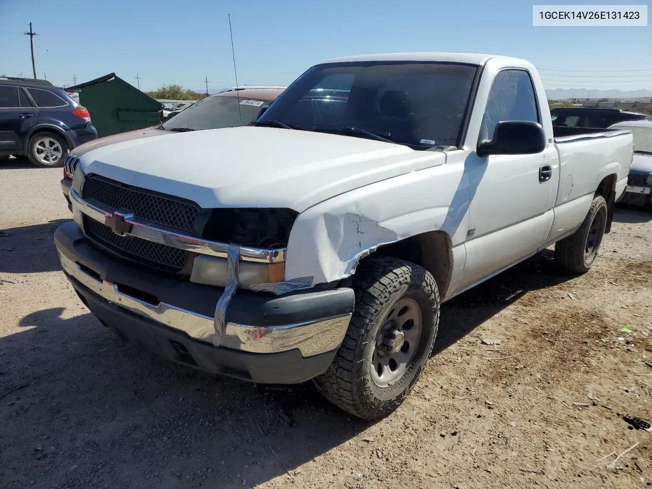 2006 Chevrolet Silverado K1500 VIN: 1GCEK14V26E131423 Lot: 80955584