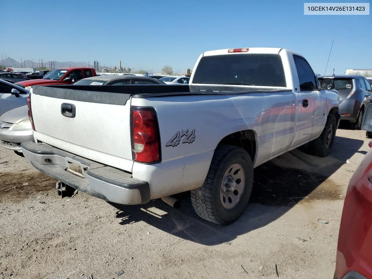 2006 Chevrolet Silverado K1500 VIN: 1GCEK14V26E131423 Lot: 80955584