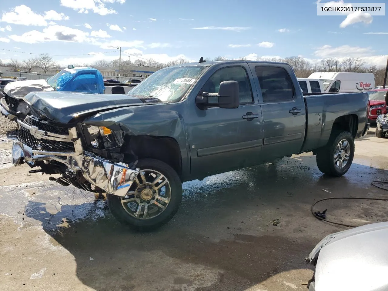 2007 Chevrolet Silverado K2500 Heavy Duty VIN: 1GCHK23617F533877 Lot: 48170684