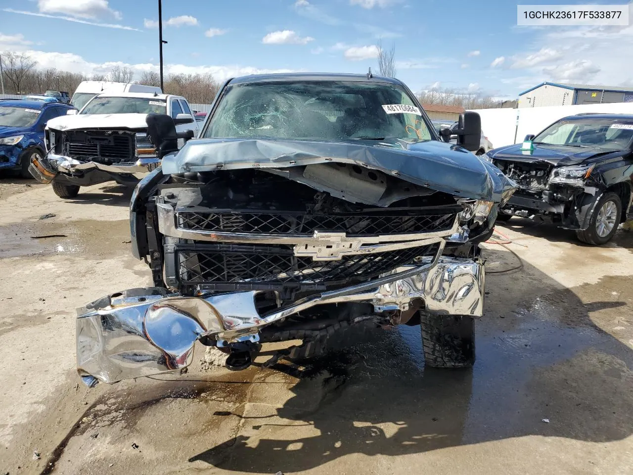 2007 Chevrolet Silverado K2500 Heavy Duty VIN: 1GCHK23617F533877 Lot: 48170684