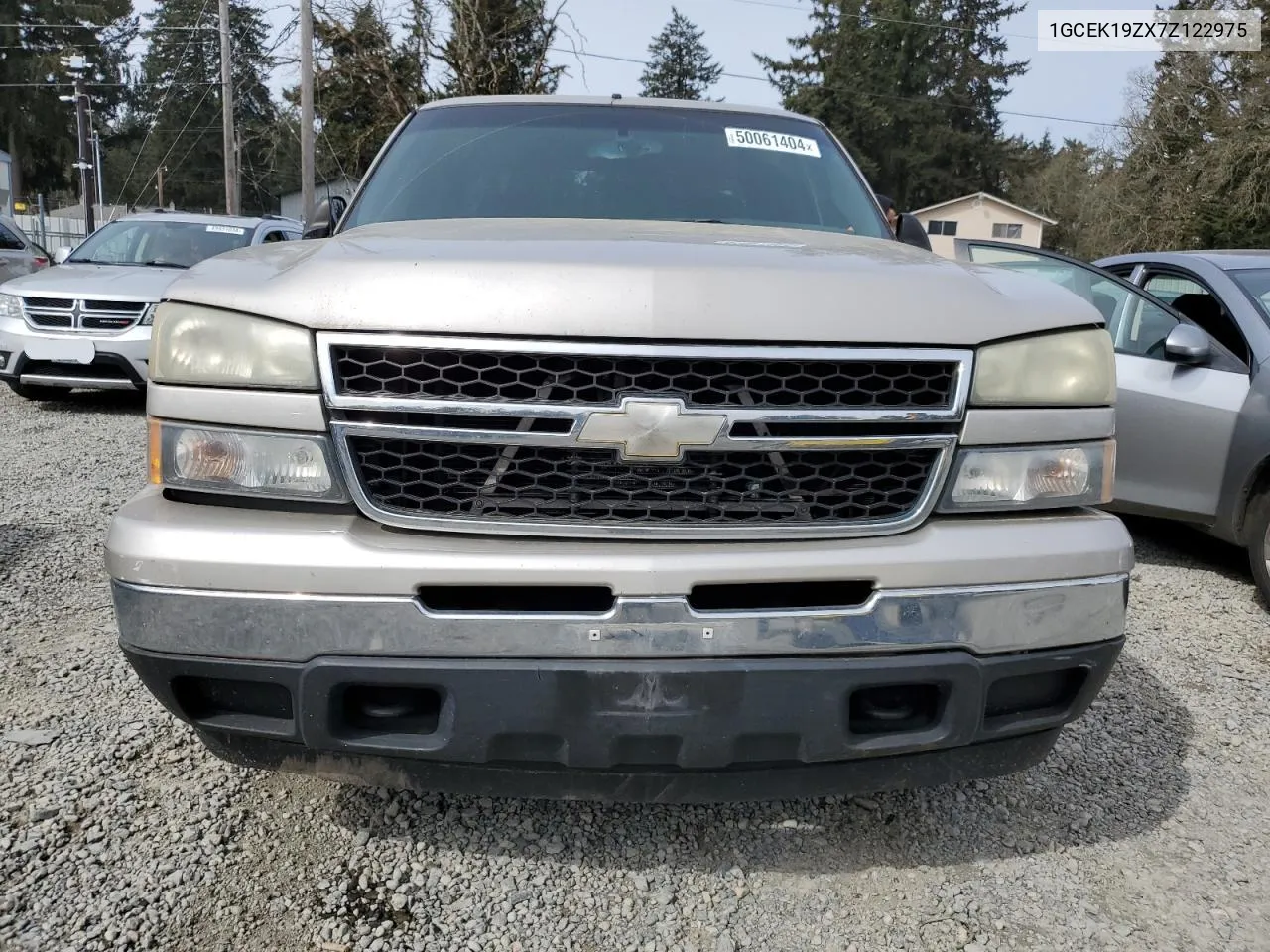 2007 Chevrolet Silverado K1500 Classic VIN: 1GCEK19ZX7Z122975 Lot: 50061404