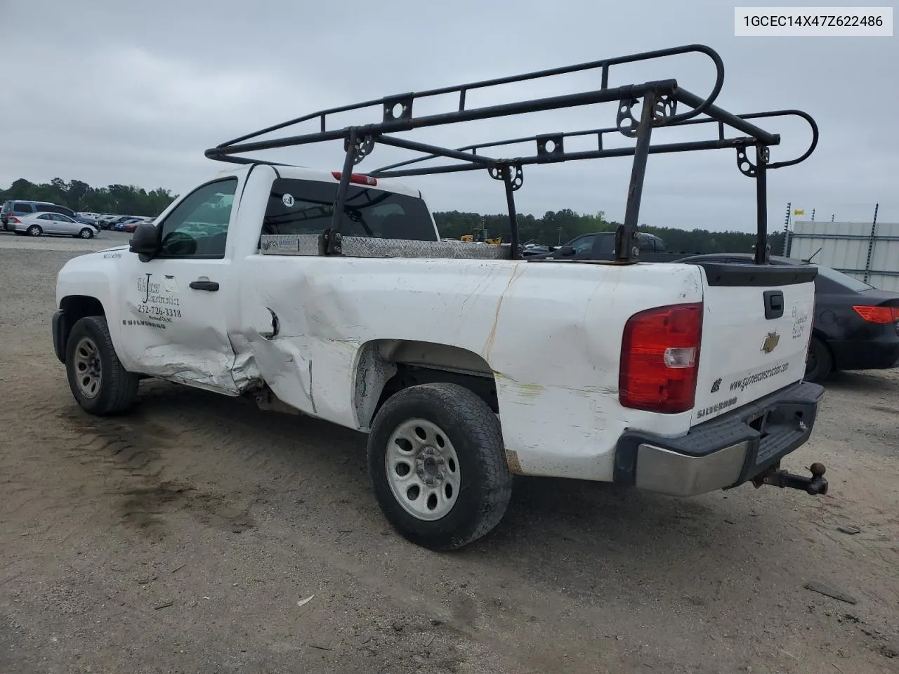 2007 Chevrolet Silverado C1500 Classic VIN: 1GCEC14X47Z622486 Lot: 51920514