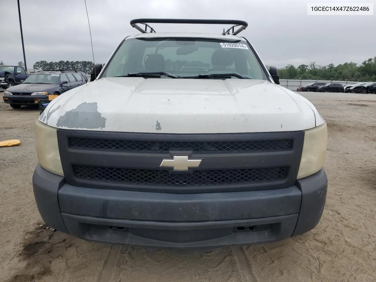 2007 Chevrolet Silverado C1500 Classic VIN: 1GCEC14X47Z622486 Lot: 51920514