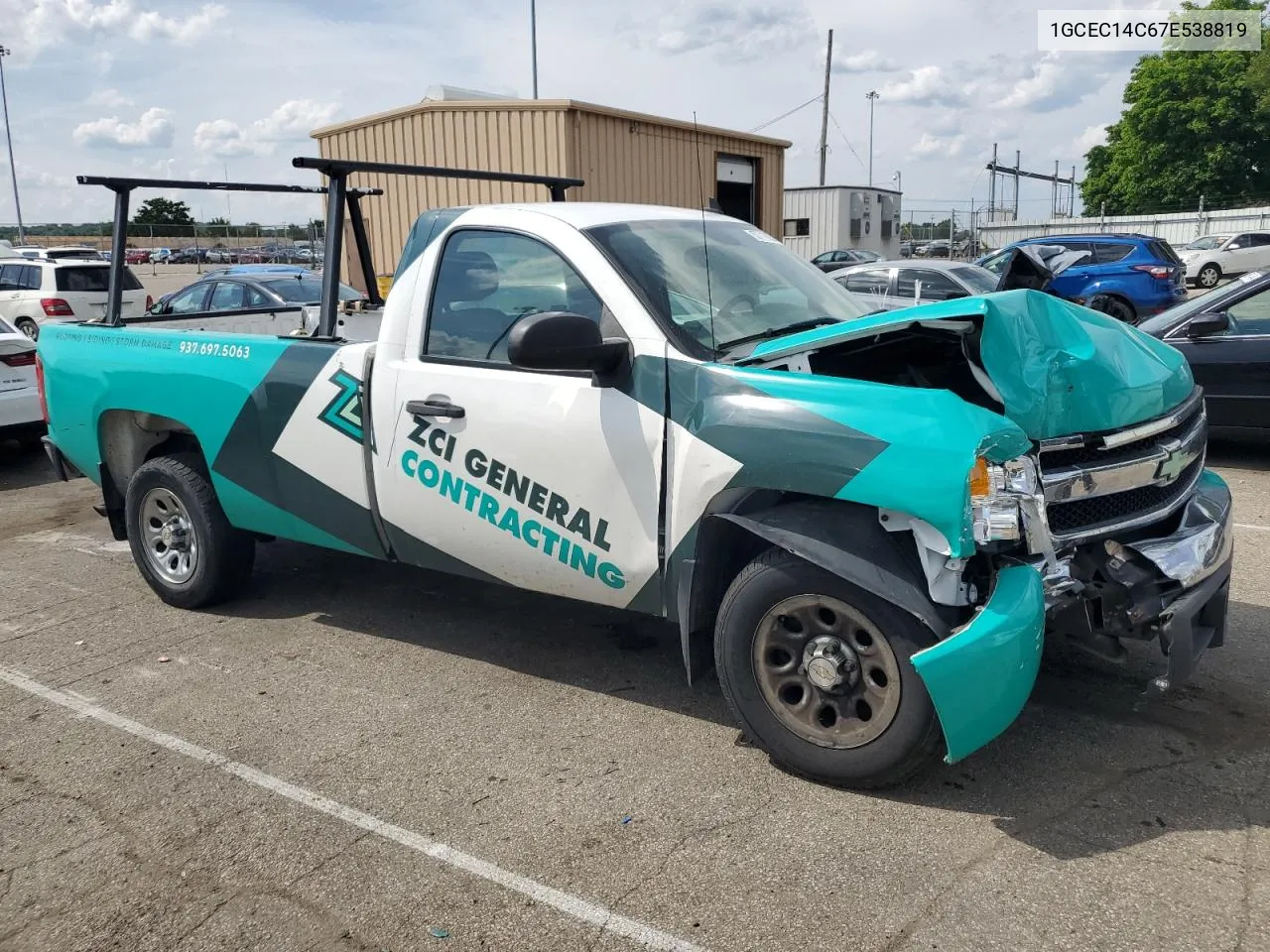 1GCEC14C67E538819 2007 Chevrolet Silverado C1500