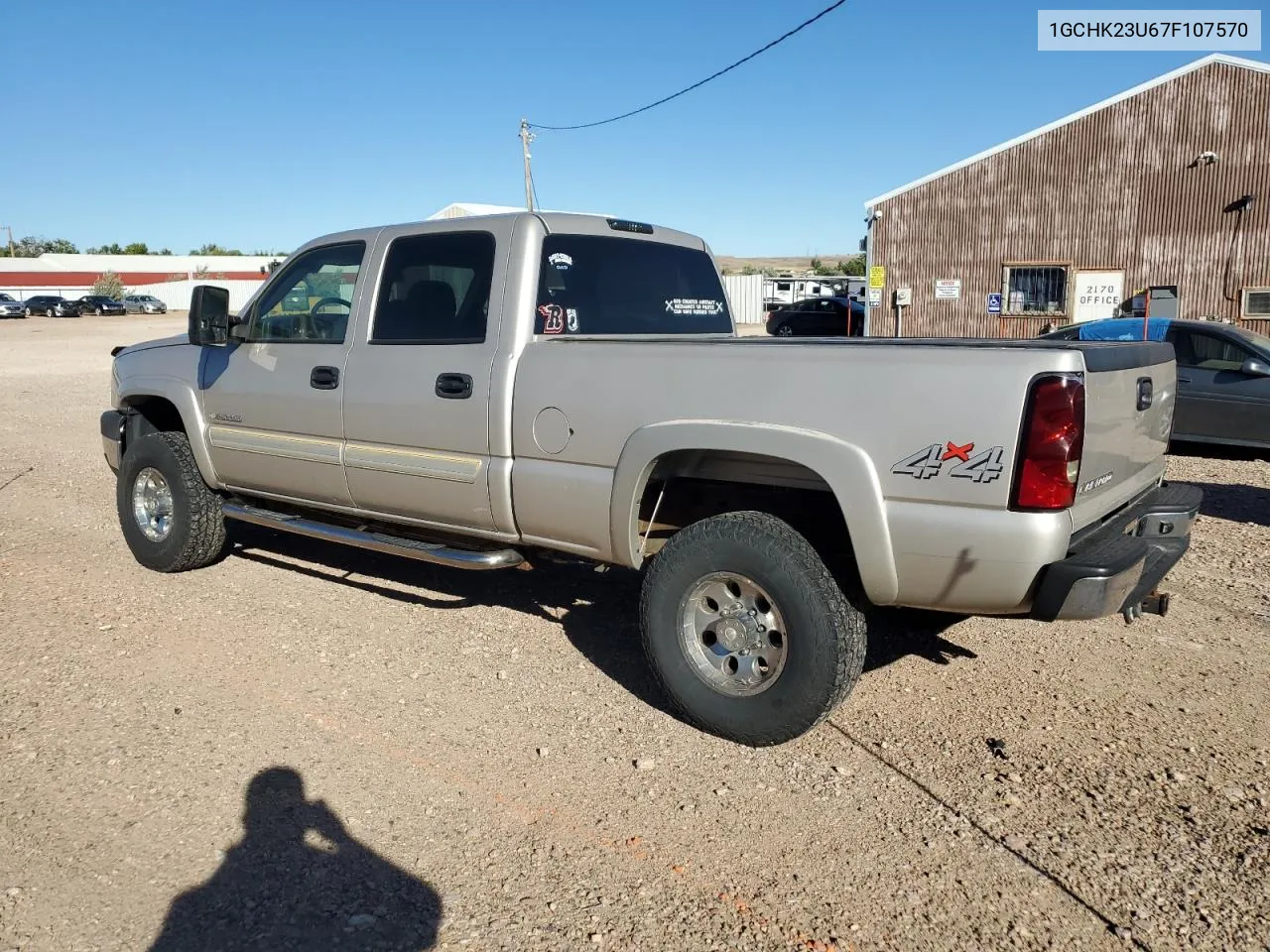 2007 Chevrolet Silverado K2500 Heavy Duty VIN: 1GCHK23U67F107570 Lot: 62207434